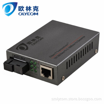 10/100m Wdm 20km Sc Single Fiber Media Converter